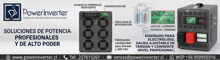 FUENTE PODER - ELECTROLISIS